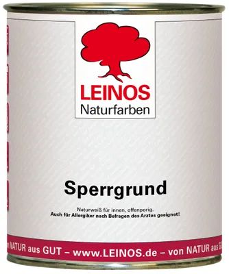 Produktbild von LEINOS Sperrgrund 0,75 l für Wände innen, Isoliergrund, auf Naturölbasis