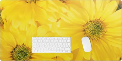 Produktbild von Solarblumen – Schreibtischunterlage – Rutschfeste Tischunterlage – Schreibtischmatte für Büro & Zuhause – Schreibunterlage – Mauspad – Tischmatte – 100 x 50 cm