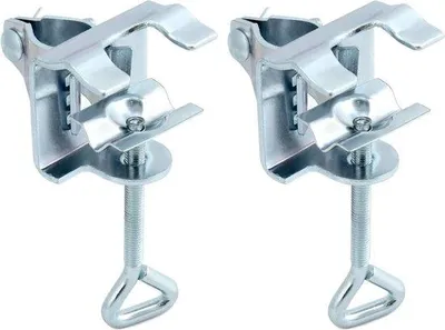 Produktbild von Famanu Parasolhalter 2 Stück - Balkon-Tischklemmen ohne Bohren - Ø 19-32 mm