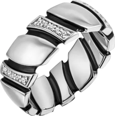 Produktbild von Gr. 56 Damen Ring 925 Sterling Silber 30 Zirkonia Silberring
