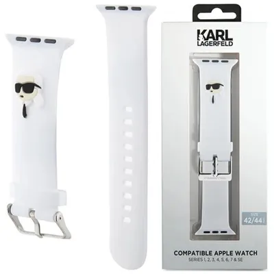Produktbild von Karl Lagerfeld Karl Head NFT Watch Strap für Apple Watch 38/40/41 weiß