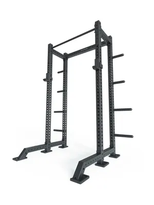 Produktbild von ATLETICA R8-Oxygen Half Rack | Half Rack | 226 cm Höhe | 123x118 cm Grundfläche | Front-Foot Stabilizer, J-Hooks, 8 Weight Pins und Pull-Up Bar