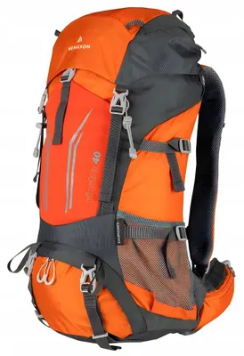 Produktbild von Bergson Vinstra 40L Trekkingrucksack Wanderrucksack Hüftgurt Regenhülle Orange