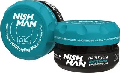 Produktbild von Nishman (Türkei) Nishman - M4 Matte Finish Wax - Hair Pomade 100ml