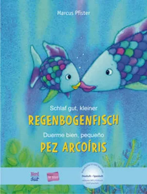 Produktbild von Schlaf gut, kleiner Regenbogenfisch. Kinderbuch Deutsch-Spanisch