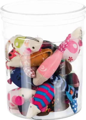 Produktbild von TRIXIE Maus / Fisch, Plüsch / Stoff, Katzenminze, 9–12 cm