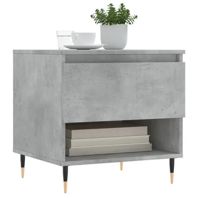 Produktbild von "2026 Aktion"Couchtisch - CLORIS - Wohnzimmertisch - Robust und langlebig - Betongrau 50x46x50 cm Holzwerkstoff - DEMöbel6868876