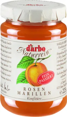 Produktbild von Darbo Rosen Marillen Aprikose Natrurrein Konfitüre passiert 225g