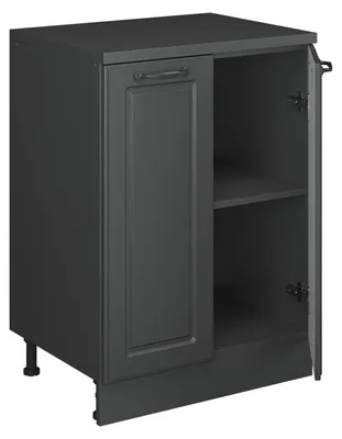 Image de Armoire d'extension Vicco Rion Anthracite campagne/Anthracite 60x46cm sans pente avec 2 portes, Model 60797
