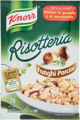 Produktbild von 15x Knorr Risotto Funghi Reis Steinpilze 175g 100% italienisch Fertiggerichte
