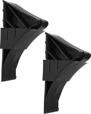 Produktbild von 2x Unterlegkeil Bremskeil Radkeil PKW Anhänger Wohnwagen schwarz mit Halter