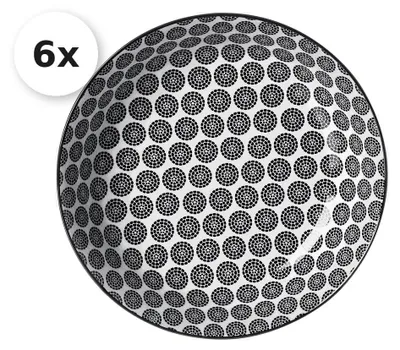 Produktbild von Suppenteller 20,5cm 6er Set Takeo Circles