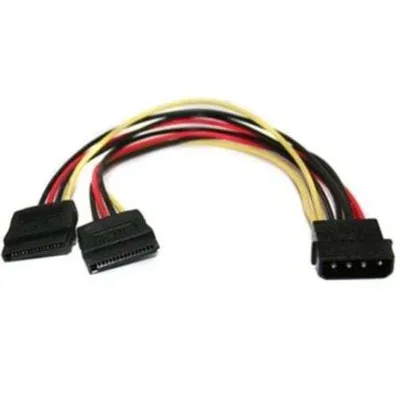 Immagine prodotto di cavo di alimentazione molex/sata 3go molex/m - 2xsata/h 0,16 m