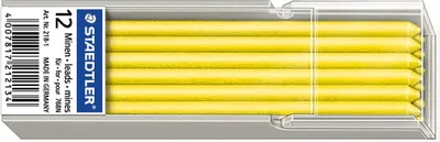 Zdjęcie produktu dla Staedtler Lumocolor 218, Żółty, 3 mm, 70 mm, 12 szt.