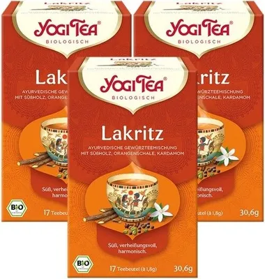 Produktbild von 3 xYOGI TEA Lakritz | 3 x 30,6g