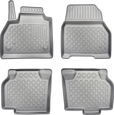 Produktbild von Z450861 TPE-Gummifußmatten kompatibel mit Mercedes Citan (W415) Tourer / Kombi Long / Extra Long 10.2012-08.2021; 5/7 seats