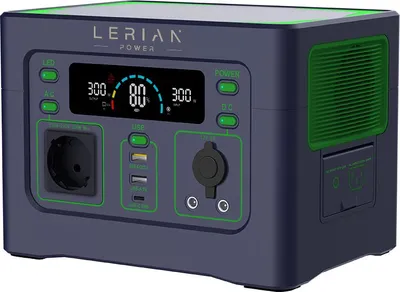 Produktbild von LiFePO4 Powerstation 300W 288Wh Lithium-Eisenphosphat Akku