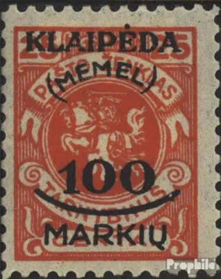 Produktbild von Briefmarken Memelgebiet 1922 Mi 127 gestempelt Klaipeda