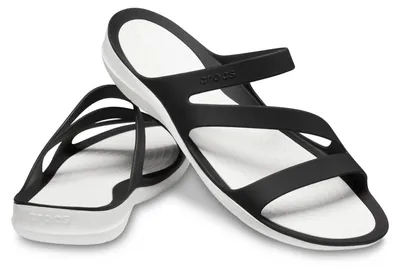 Produktbild von Crocs Swiftwater Sandalen Damen black/white black/white 39-40