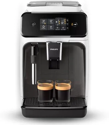 Produktbild von Espresso Coffee maker Series 1200 | EP1223/00 | Philips | Pump pressure 15 bar | Built-in milk frother | Fully automatic | 1500 W | White/Black