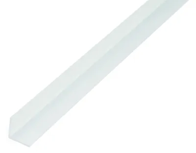 Immagine prodotto di Alberts 479237 Profilo angolare, plastica, bianco, 1000 x 20 x 20 mm