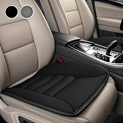 Produktbild von Sitzkissen Auto Orthop?disches Autositzkissen Fahrersitz - Memory Foam Sitzauflage EXTRA Dš¹NN & ATMUNGSAKTIV Keilkissen Auto, Bš¹rostuhl, PC-Stuhl - rutschfest, 50x47cm (1 Stš¹ck)