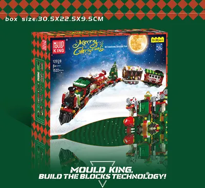 Produktbild von Mould King 2in1 Transformer Weihnachtszug 12028