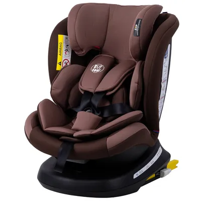 Produktbild von Autosedačka Tweety Plus iSize Buf Boof Coffee s isofixom, otočná o 360 stupňov, poloha na spanie, Top Tether, 0-36 kg, 40-150 cm