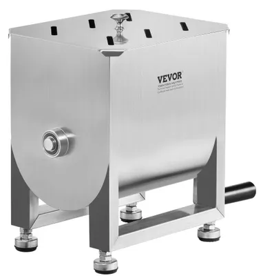 Immagine prodotto di Frullatore a immersione per impasti - Tritatutto per carne - Capacità: 15 litri - Capacità di carne: 6,8 kg - Acciaio inossidabile