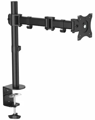 Produktbild von StarTech.com Monitorarm für VESA-Bildschirme bis zu 34" (8kg) - Gelenkige Monitor Halterung - Ergonomisch und Höhenverstellbar - Tischklemme oder Tischlochmontage - Schwarz, Klemme, 8 kg, 33 cm (13"), 68,6 cm (27"), 100 x 100 mm, Schwarz