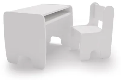 Produktbild von Timi Kinder Tisch- und Stuhl-Set aus weißem Holz