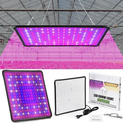 Produktbild von Vollspektrum 256 LEDs Pflanzenlampe Zimmerpflanzen Wachstumslampe Gewächshaus Pflanzenlichter