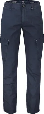 Produktbild von Cargohose Lang mit gerader Passform, Stretch-Twill und aufgesetzten Beintaschen