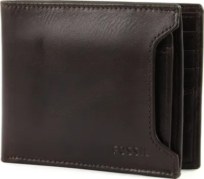Produktbild von FOSSIL Geldbörse Derrick Sliding 2 in 1 Dark Brown braun