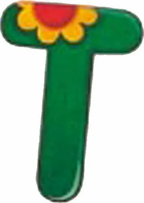 Produktbild von Selecta Spielzeug Alphabet T, Buchstabe, Kinderzimmer Deko, Holzspielzeug, Holz, 8 cm, 60920