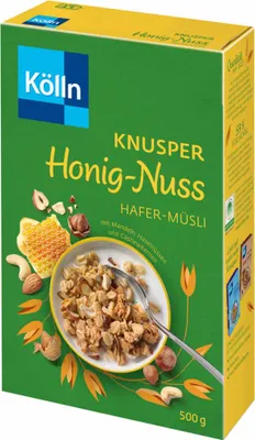 Produktbild von Kölln Müsli Knusper Honig-Nuss 7x500g Sparpaket