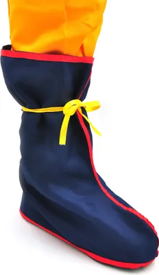 Produktbild von Cosplay Überschuhe von Son Goku | Überzieher mit Klettverschlüssen für Kostüm