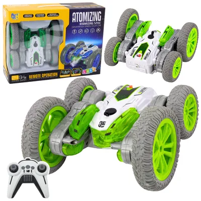 Immagine prodotto di Auto acrobatica telecomandata Luci RC Fumo Drift 360° Verde