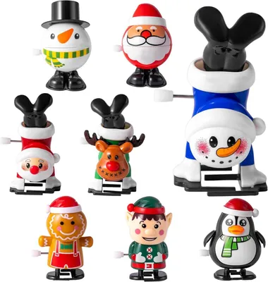 Imagen del producto de Juguetes para Navidad: Set de 8 piezas. Calendario de Adviento. Juguetes para niños
