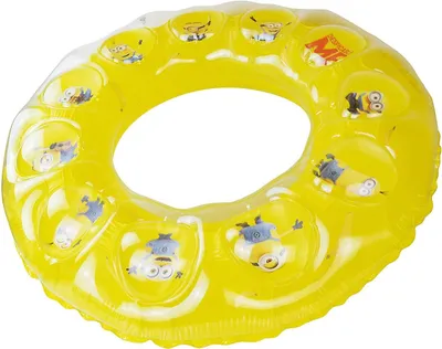 Produktbild von Happy People Lustiger Minions Schwimmring mit Blasen, 100cm