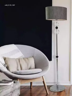 Obrázek produktu pro Stojací lampa šedá Stojací lampy na čtení Stojací lampy styl moderní