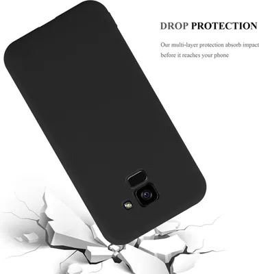 Zdjęcie produktu dla Etui Cadorabo do Samsung Galaxy A5 2018 w kolorze czarnym, silikonowe etui TPU na telefon komórkowy
