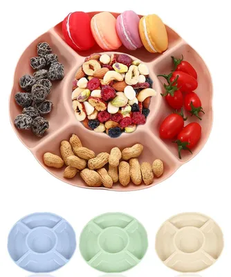 Produktbild von Solidchoice – Set aus 4 Snackbehältern mit 5 Fächern