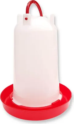 Produktbild von Supravit Wassertränke Hühner 1,5 Liter | Geflügeltränke mit Bajonettverschluss | Geflügel Enten und Wachtel Tränke | Auslaufsicherer Wasserspender