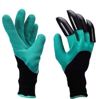 Productafbeelding van Graafhandschoenen met klauwen - ANTISLIP - ADEMEND - ANTISTATISCH - Waterdicht - Graafhandschoenen voor tuinieren en groenonderhoud