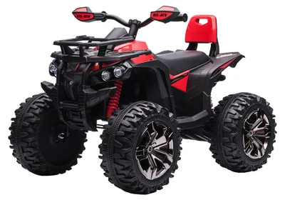 Productafbeelding van HOMCOM Elektrische Quad voor Kinderen met Koplampen, Kinder Motorfiets met USB-aansluiting