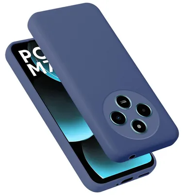 Produktbild von Cadorabo Hülle für Xiaomi Poco M7 5G Hülle Silikon Handyhülle Case aus flüssigem Silikon, Kratzfeste und stoßfeste Schutzhülle für Xiaomi Poco M7 5G