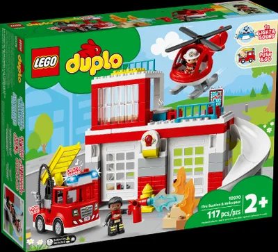 Obrázok produktu pre LEGO® DUPLO® 10970 Hasičská stanica s vrtuľníkom