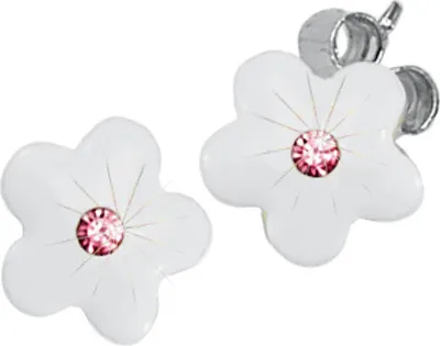 Produktbild von Scout Ohrstecker 262160100 Blume weiß Silber 925
