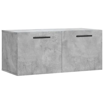 Zdjęcie produktu dla vidaXL Szafka ścienna betonowa szara 80x36,5x35 cm materiał drewnopochodny